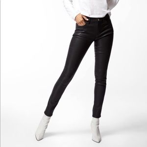 J Brand 620 Coated Mid Rose Jeans in Fearless